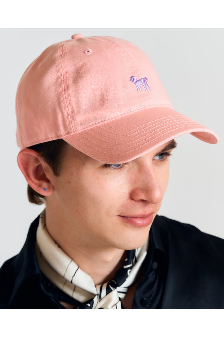 "Pan Pan" Baseball Cap, Alternate, color, Light Pink