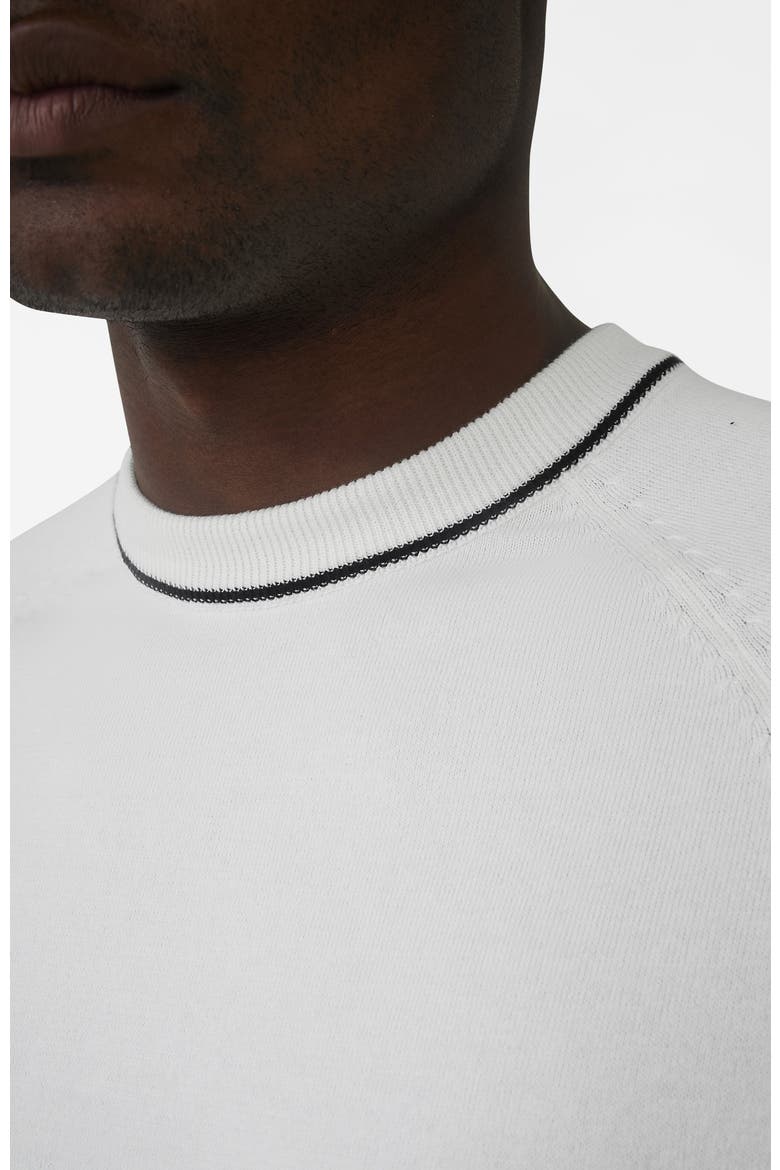 Franco Slim Knit Tee, Alternate, color, White