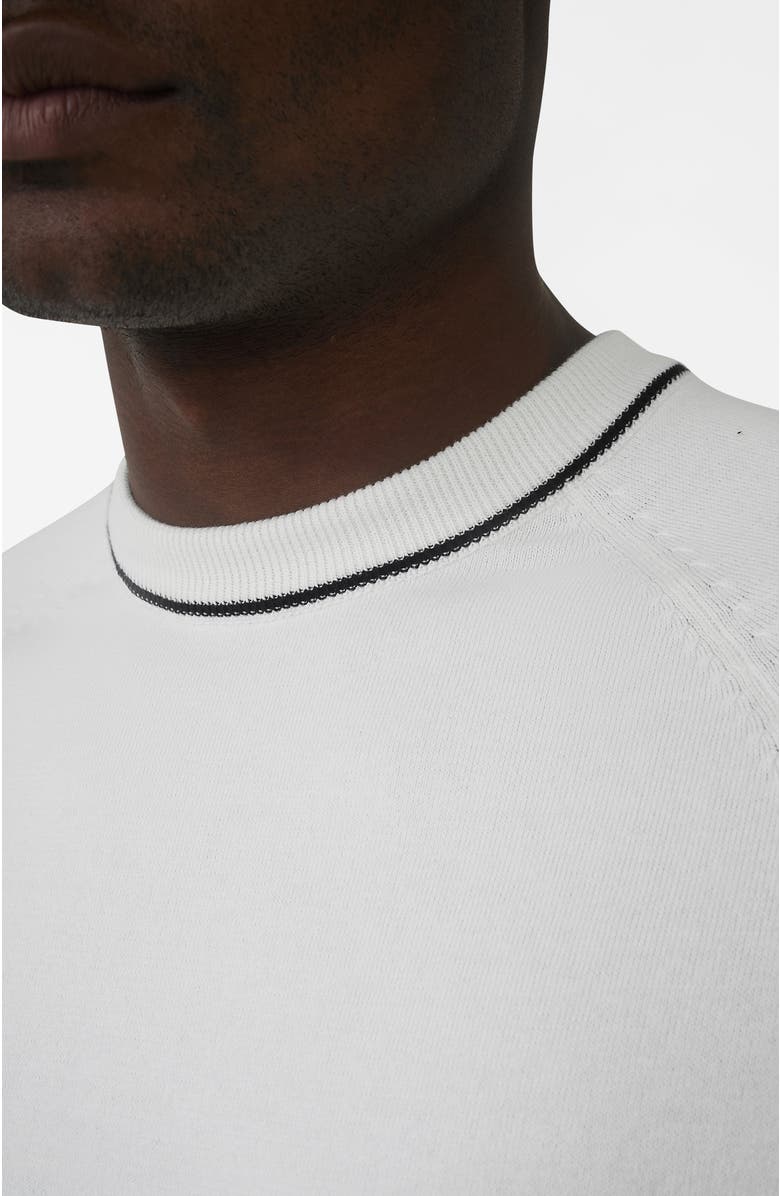 MAUVAIS Franco Slim Knit Tee, Alternate, color, White