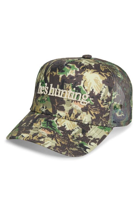 He's Hunting Trucker Hat