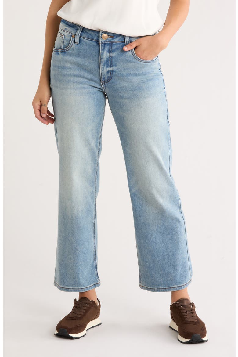 Faye High Waist Baggy Wide Leg Jeans, Main, color, MARTINEZ