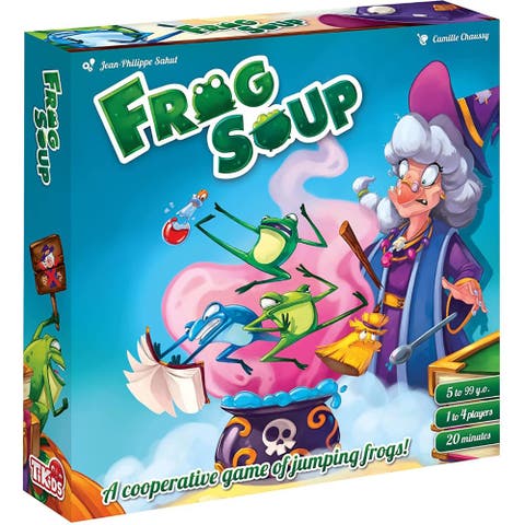 Frog Soup Cooperative Game, Kids & Family, Ages 5+, 14 Players