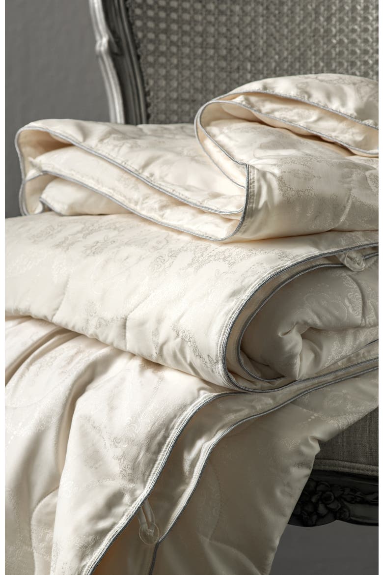 4 seasons cashmere silk comforter, Alternate, color, White