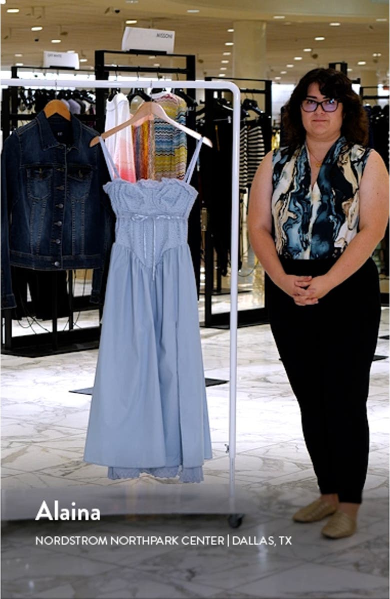 Jaime Corset Fit & Flare Dress, sales video thumbnail