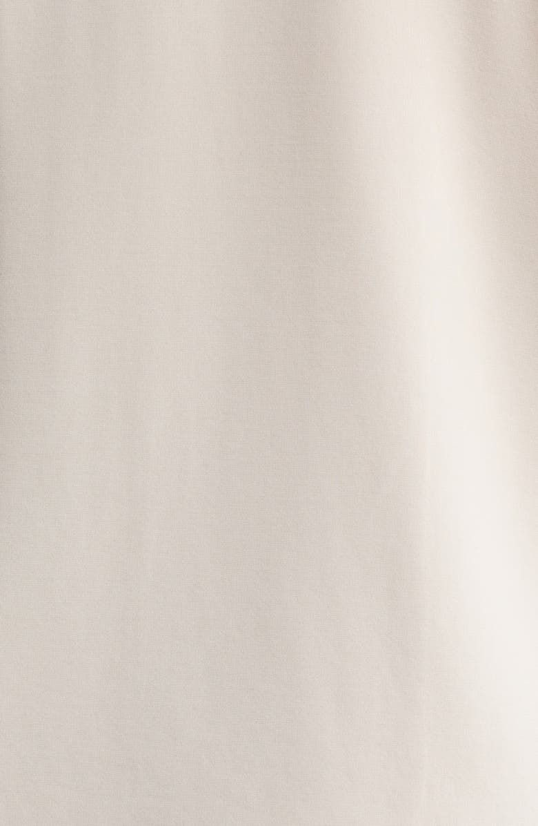 Eileen Fisher Collarless Zip Jacket, Alternate, color, Papyrus