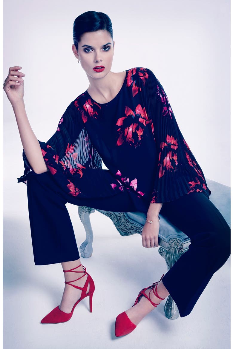 Wide Leg Pants, Alternate, color, RICH BLACK