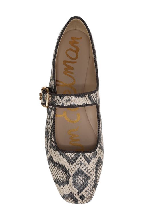 Sam Edelman Michaela Mary Jane Flat In Gray
