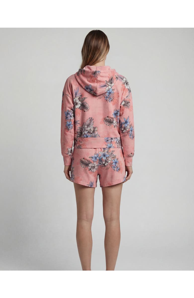 Lords of Harlech Exotic Floral Womens Drawstring Short, Alternate, color, Exotic Floral Coral