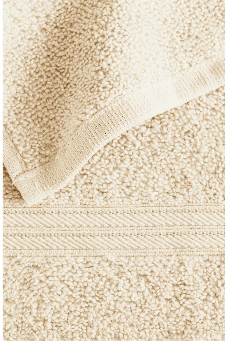 Quick-Dry Cotton 6-Pack Hand Towel Set, Alternate, color, BUTTERMILK