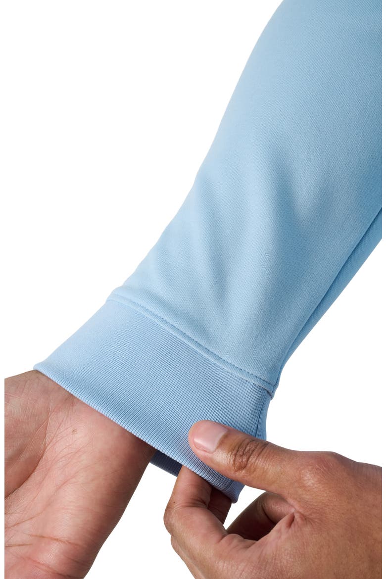 First Class Menu Quarter Zip Pullover, Alternate, color, DREAM BLUE