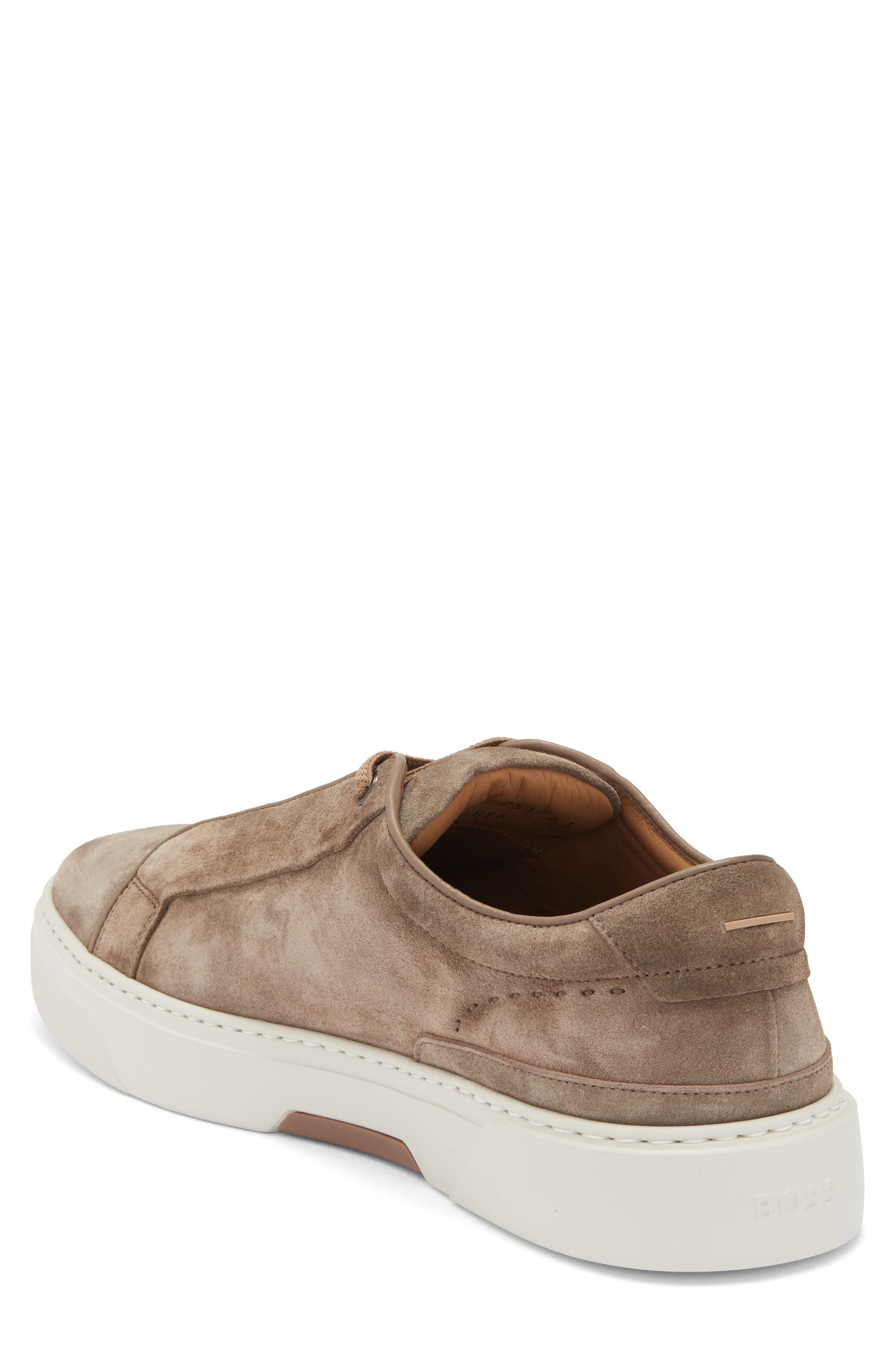 BOSS Gary Tenn Sneaker, Alternate, color, Dark Beige