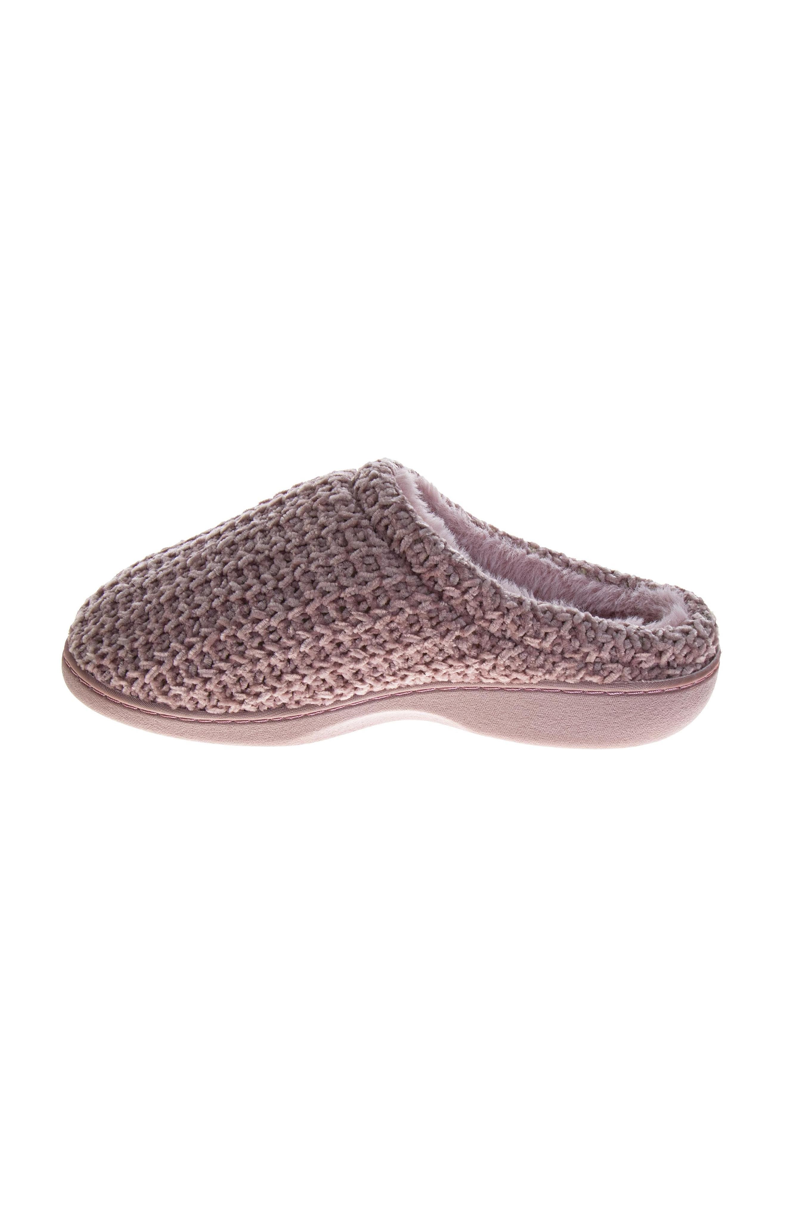 Womens Sparkling Ribbon Slippers, Alternate, color, PINK