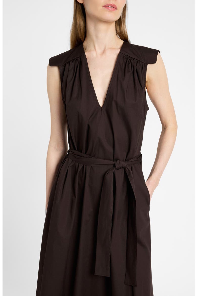 Niu Cap Sleeve Maxi Dress, Alternate, color, Coffee