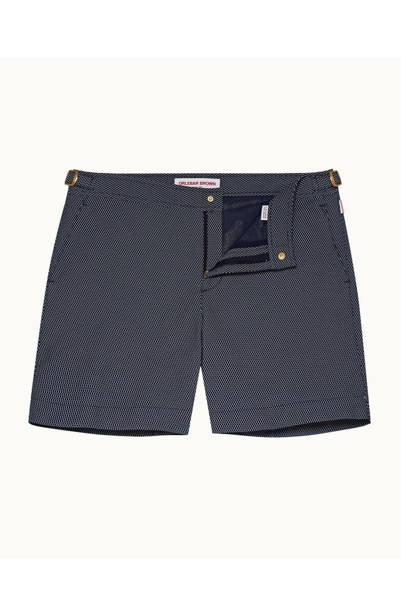 Orlebar Brown Bulldog X Smarter Classic Swim Shorts, Alternate, color, Honeycomb