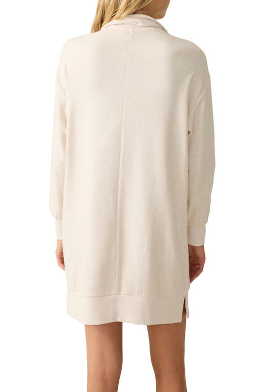 FAHERTY FAHERTY LEGENT QUARTER ZIP LONG SLEEVE MINIDRESS