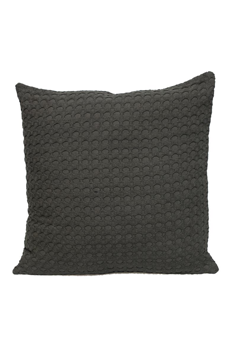 Embroidered Throw Pillow, Main, color, GRAY