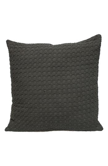 Parkland Collection Embroidered Throw Pillow In Gray
