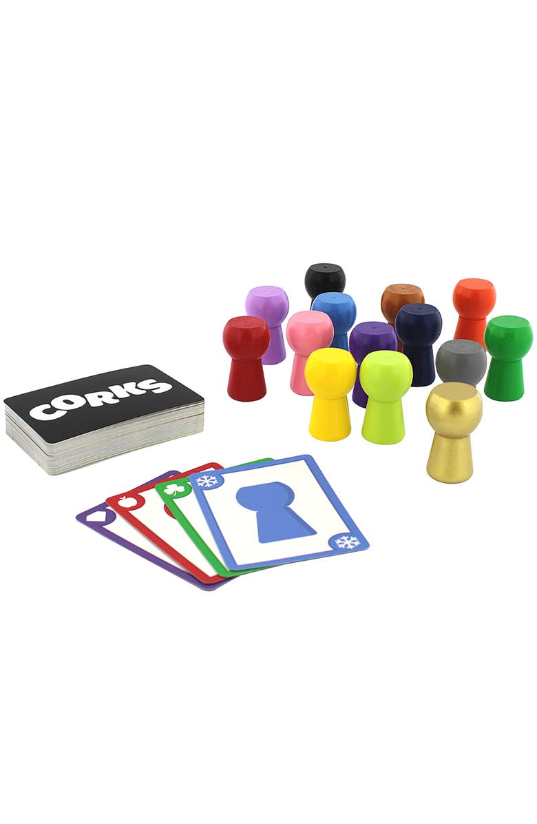 GINGER FOX Corks, Frantic Card Swapping Set Collecting Game, Kids Ages 6+, Alternate, color, Multicolored