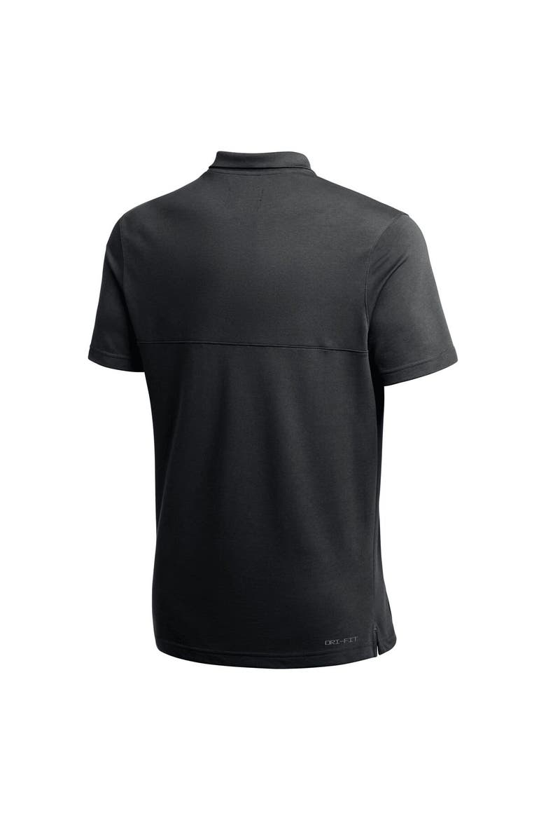 Men's Jordan Brand Black Florida Gators 2022 Coaches Performance Polo, Alternate, color, Black