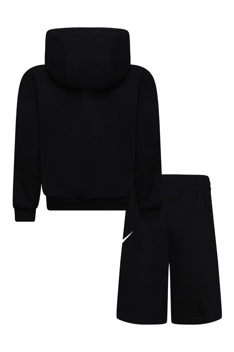 Kids' Club Hoodie & Shorts Set, Alternate, color, BLACK