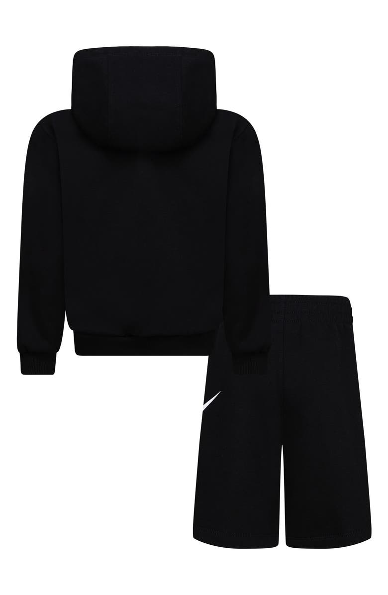 Nike Kids' Club Hoodie & Shorts Set, Alternate, color, Black