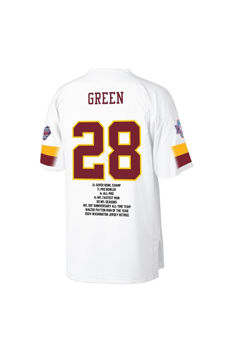 Men's Mitchell & Ness Darrell Green White Washington Commanders  Fashion Jersey, Alternate, color, White