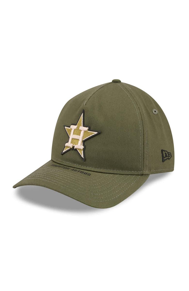 New Era Men's New Era  Olive Houston Astros 2026 Armed Forces Day 9TWENTY Adjustable Hat, Alternate, color, Olive