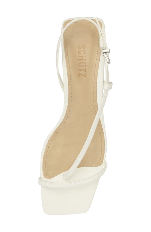 Shop Schutz Heloise Block Heel Sandal In White