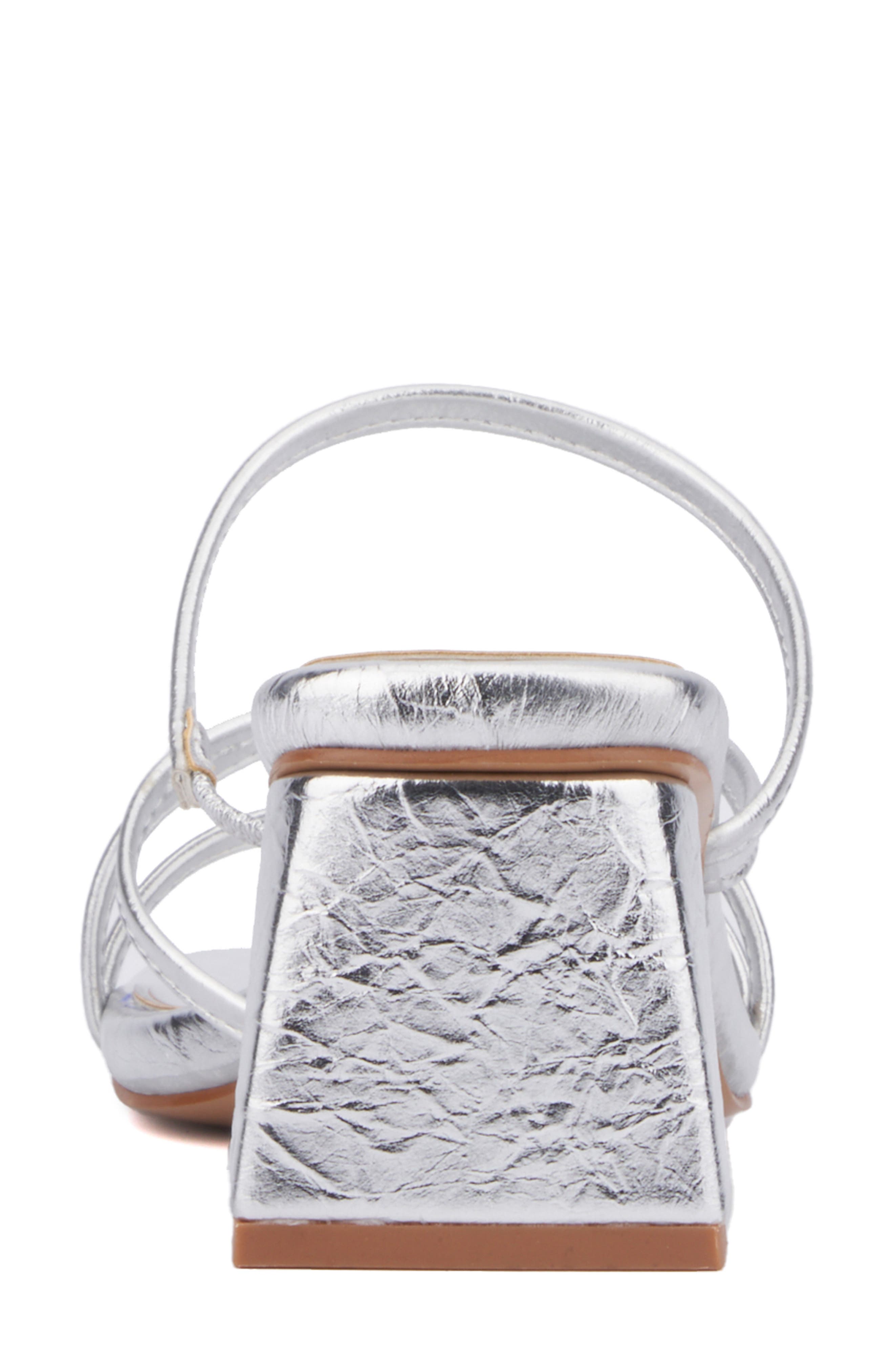 OLIVIA MILLER Limelight Sandal, Alternate, color, Silver