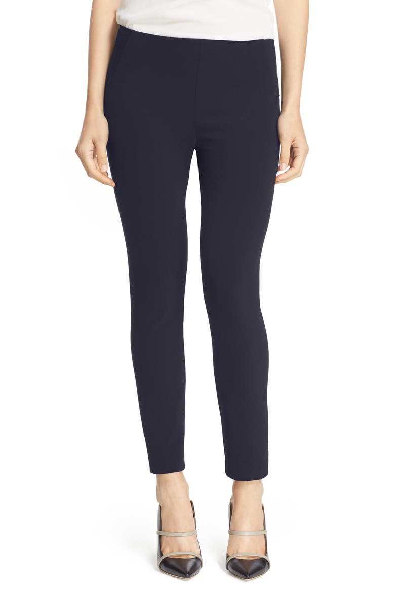 Scuba Knit Pants, Main, color, NAVY