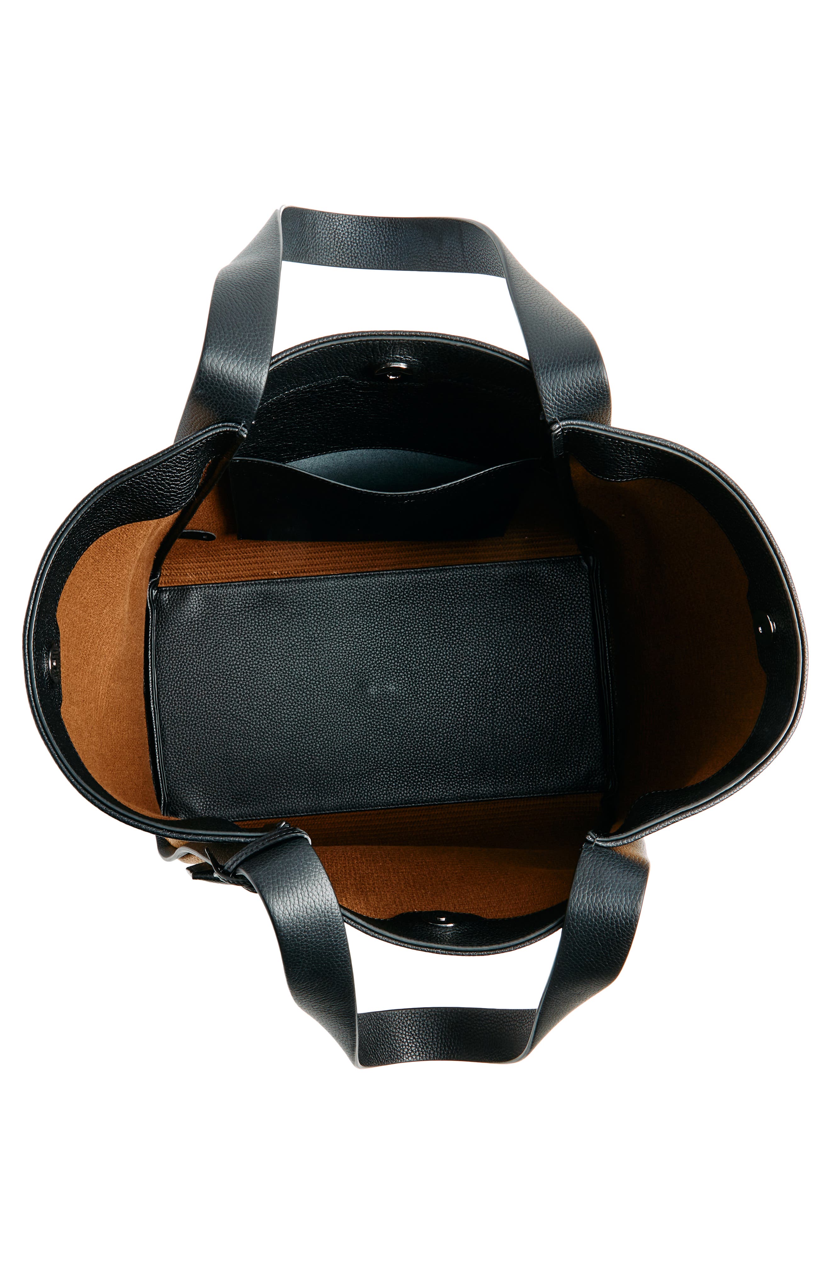 Akris Medium Alex Raffia & Leather Bucket Tote, Alternate, color, 