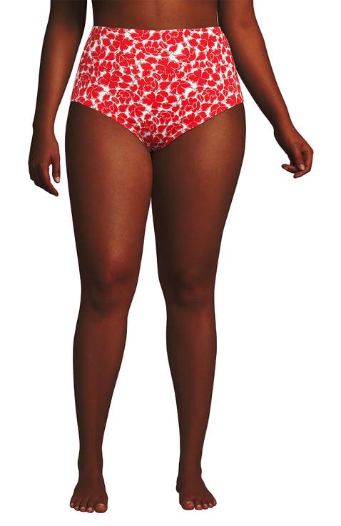 Chlorine Resistant Pinchless High Waisted Bikini Bottoms