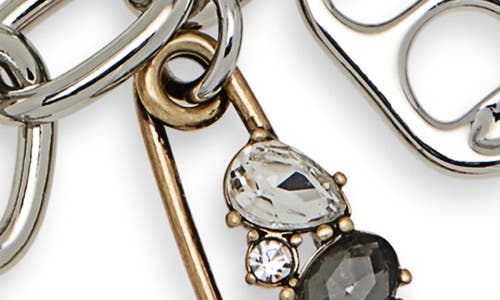Marc Jacobs Grunge Glam Charm Necklace In Gold/silver
