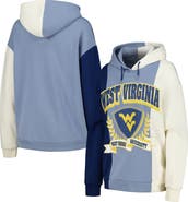 GAMEDAY COUTURE Women's Gameday Couture Navy West Virginia Mountaineers Hall of Fame Colorblock Pullover Hoodie