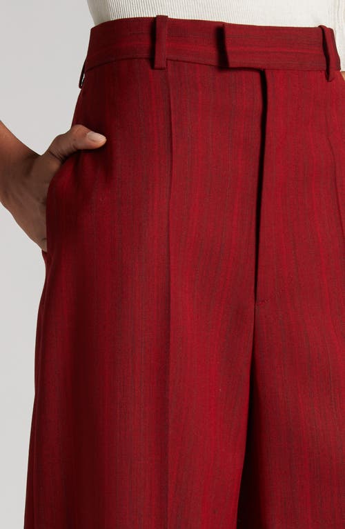Bottega Veneta Subtle Stripe Wool Blend Pants