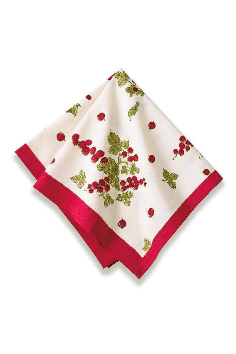 Gooseberry Napkins, Main, color, Red/Green 19" x 19"