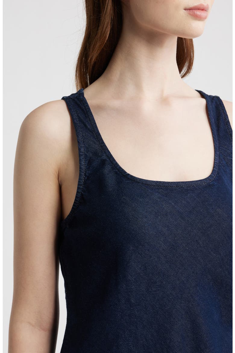 Daisy Denim Maxi Dress, Alternate, color, OCEAN RINSE