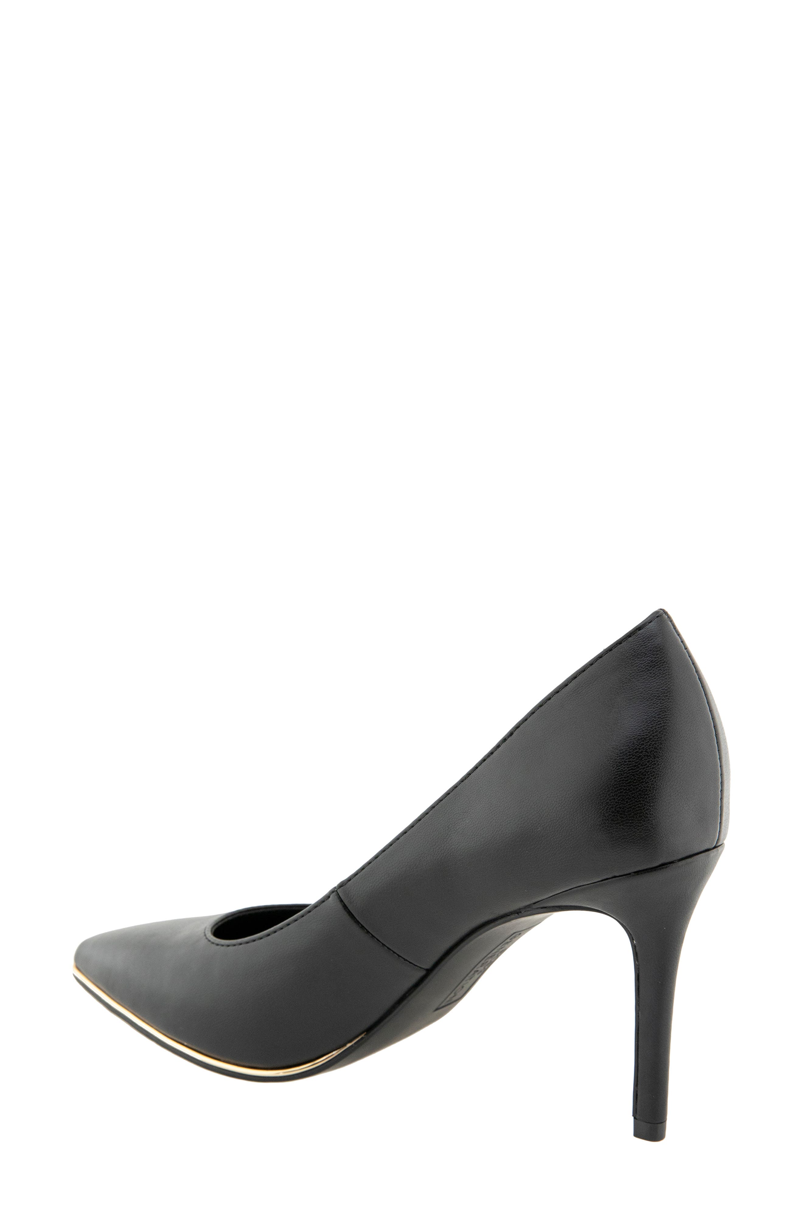 Bixxo Faux Leather Pump, Alternate, color, BLACK PU