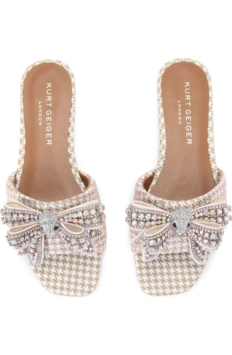 Kurt Geiger London Kensington Bow Slide Sandal, Alternate, color, Blush