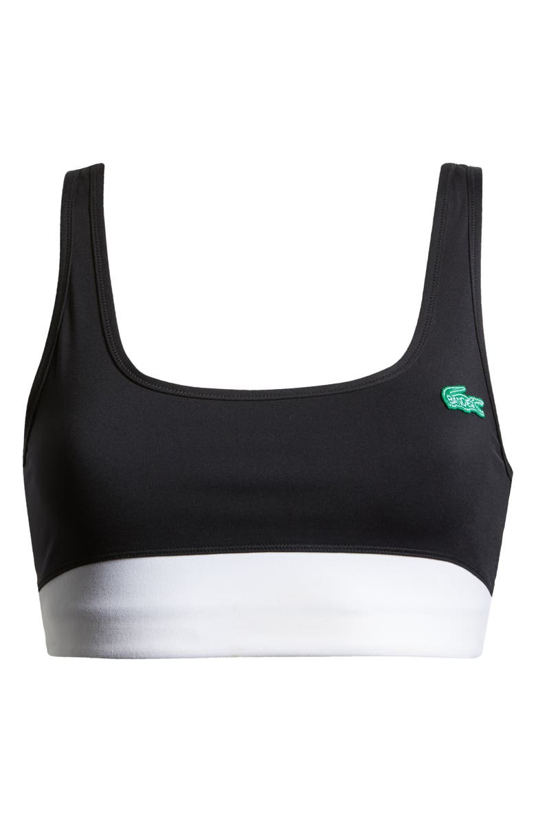 Lacoste x BANDIER Colorblock Sports Bra, Alternate, color, 