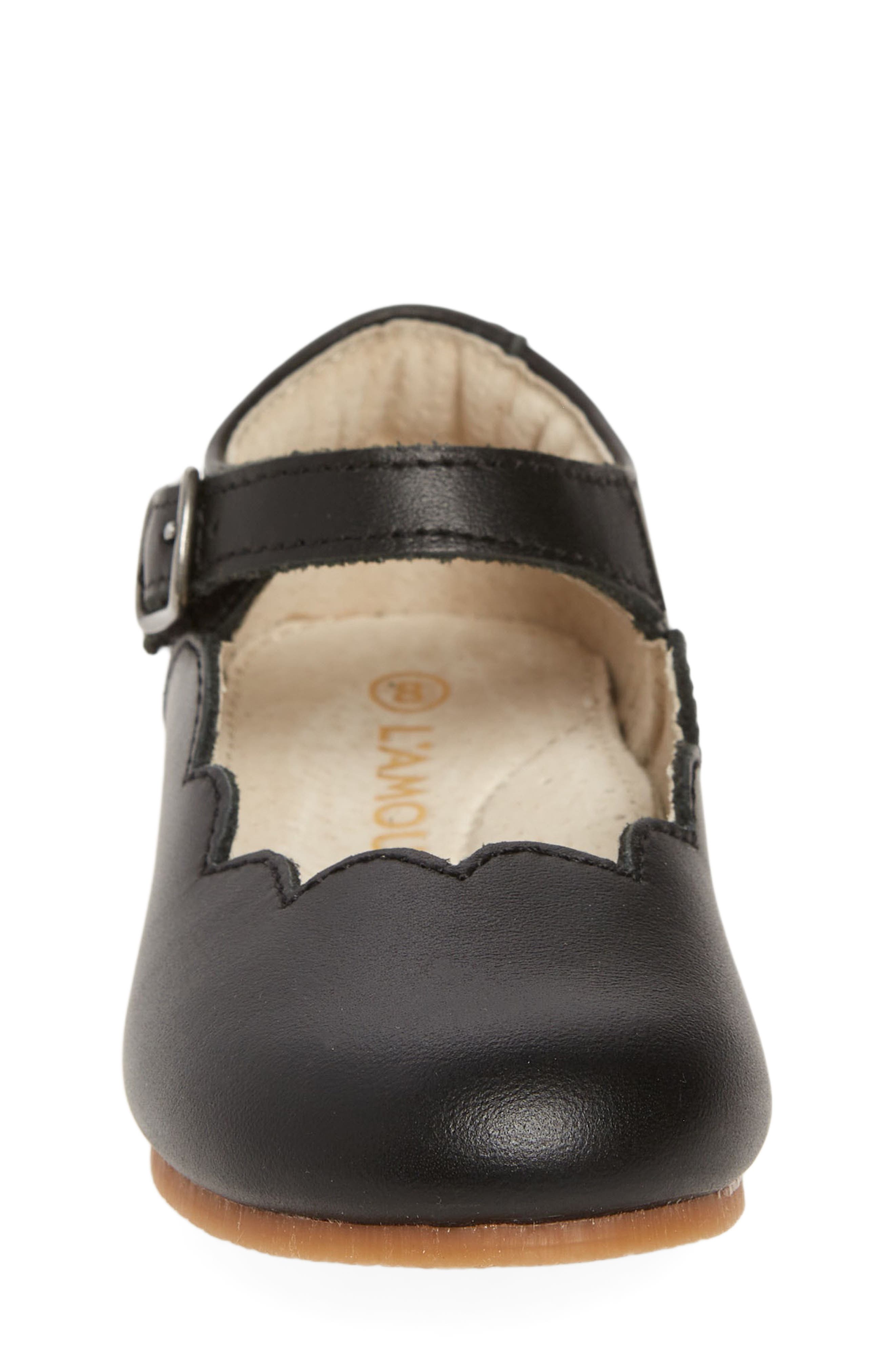 L'AMOUR Kids' Sonia Mary Jane Flat, Alternate, color, Black