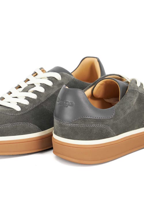 Dune London Tony Suede Low Top Sneaker In Gray