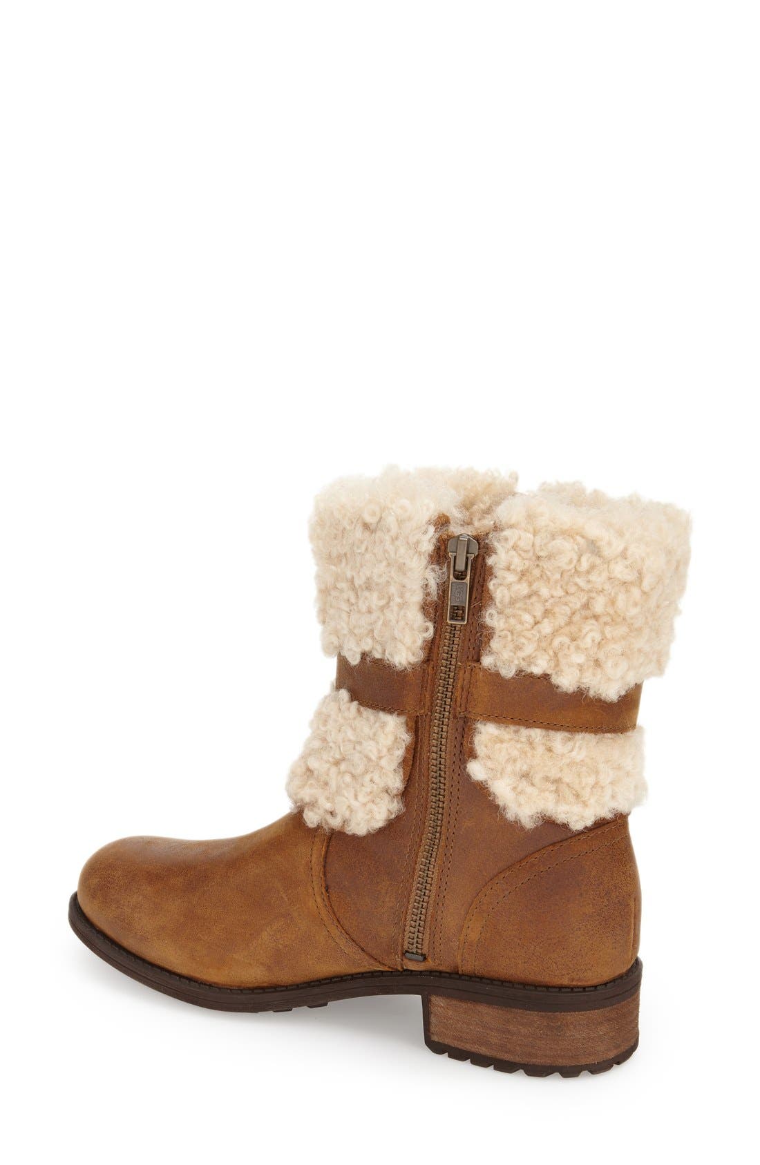 UGG<sup>®</sup> Blayre II Shearling Cuff Bootie, Alternate, color, 