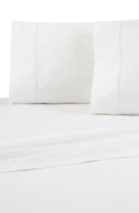 Set of 2 Solid 700 Thread Count 100% Supima Cotton Pillowcases