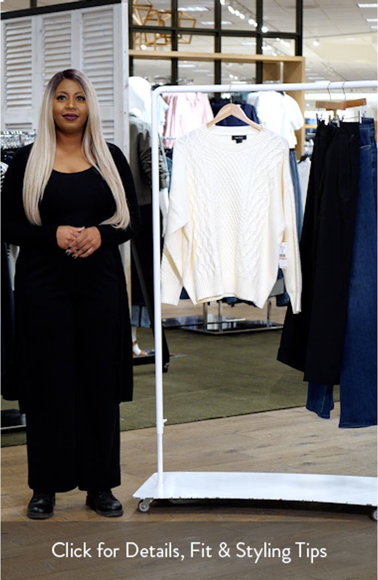 Cable Stitch Sweater, sales video thumbnail