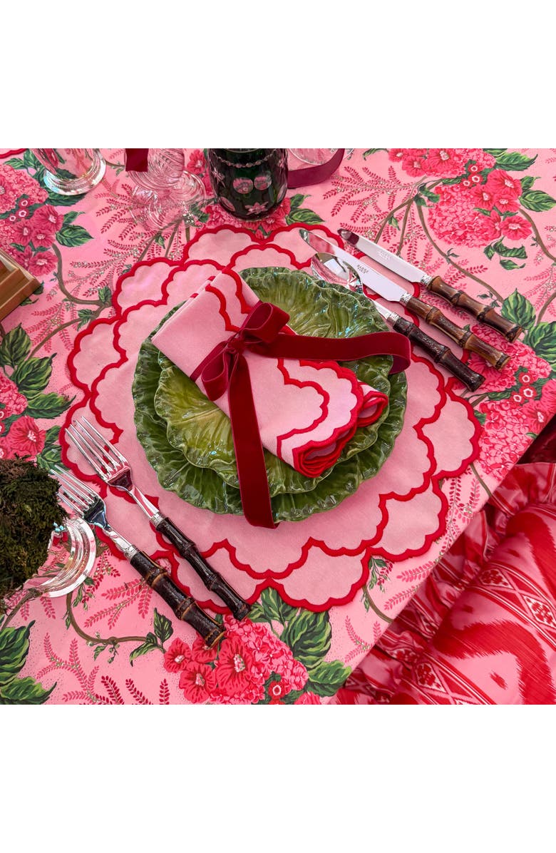 Mrs. Alice Pink Carolina Napkins, Alternate, color, Pink