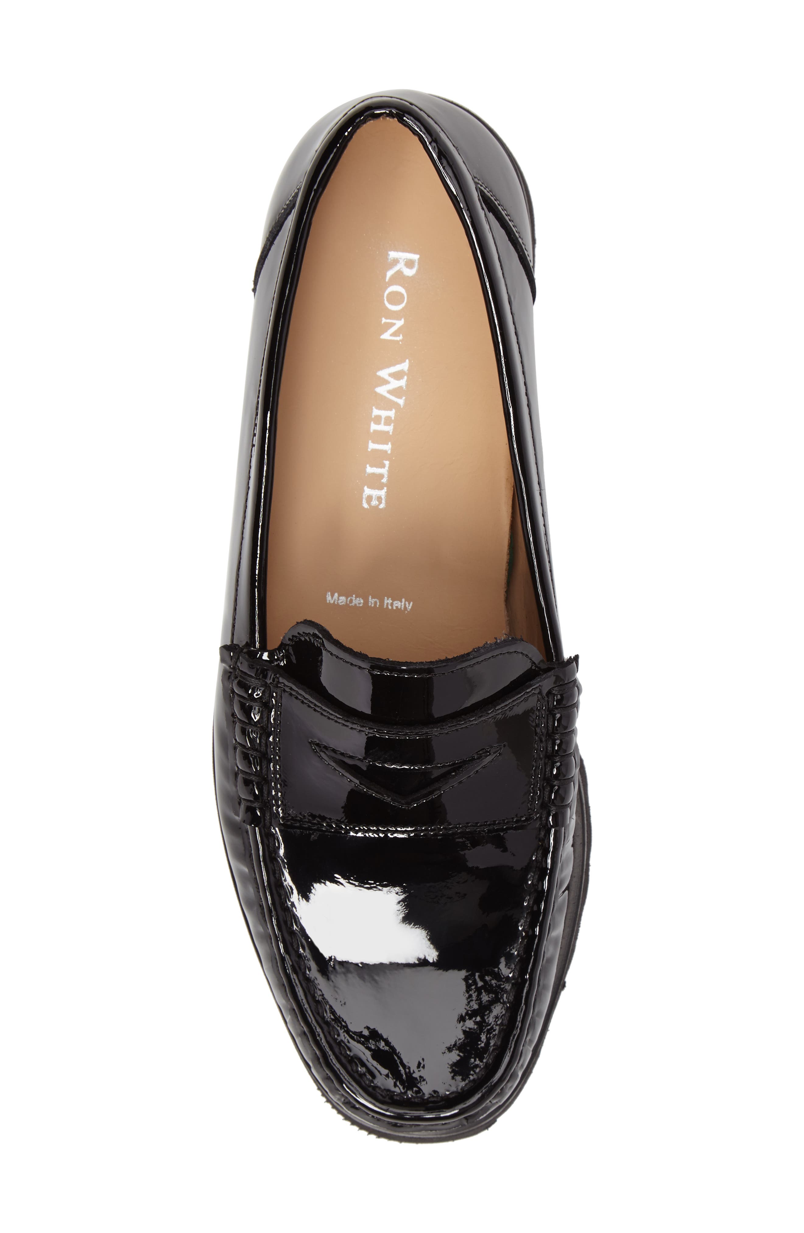 Rita Platform Penny Loafer, Alternate, color, ONYX PATENT