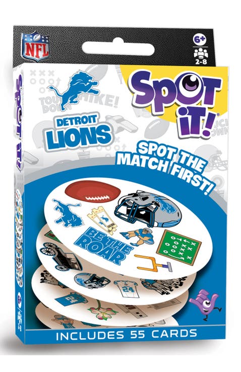 Detroit Lions Spot It! Card Game