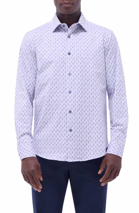 Bugatchi Jimmy OoohCotton® Paisley Button-Up Shirt