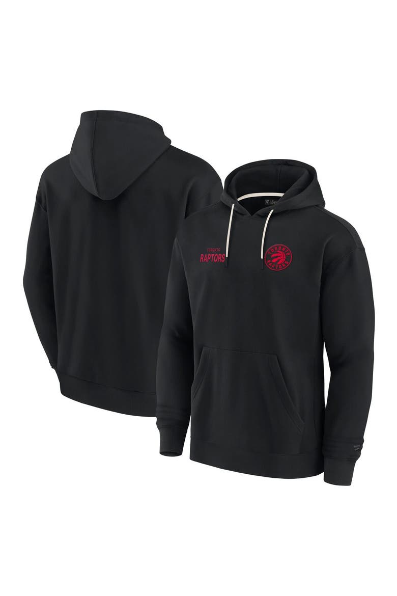 Unisex Fanatics Signature Black Toronto Raptors Elements Super Soft Fleece Pullover Hoodie, Alternate, color, Black